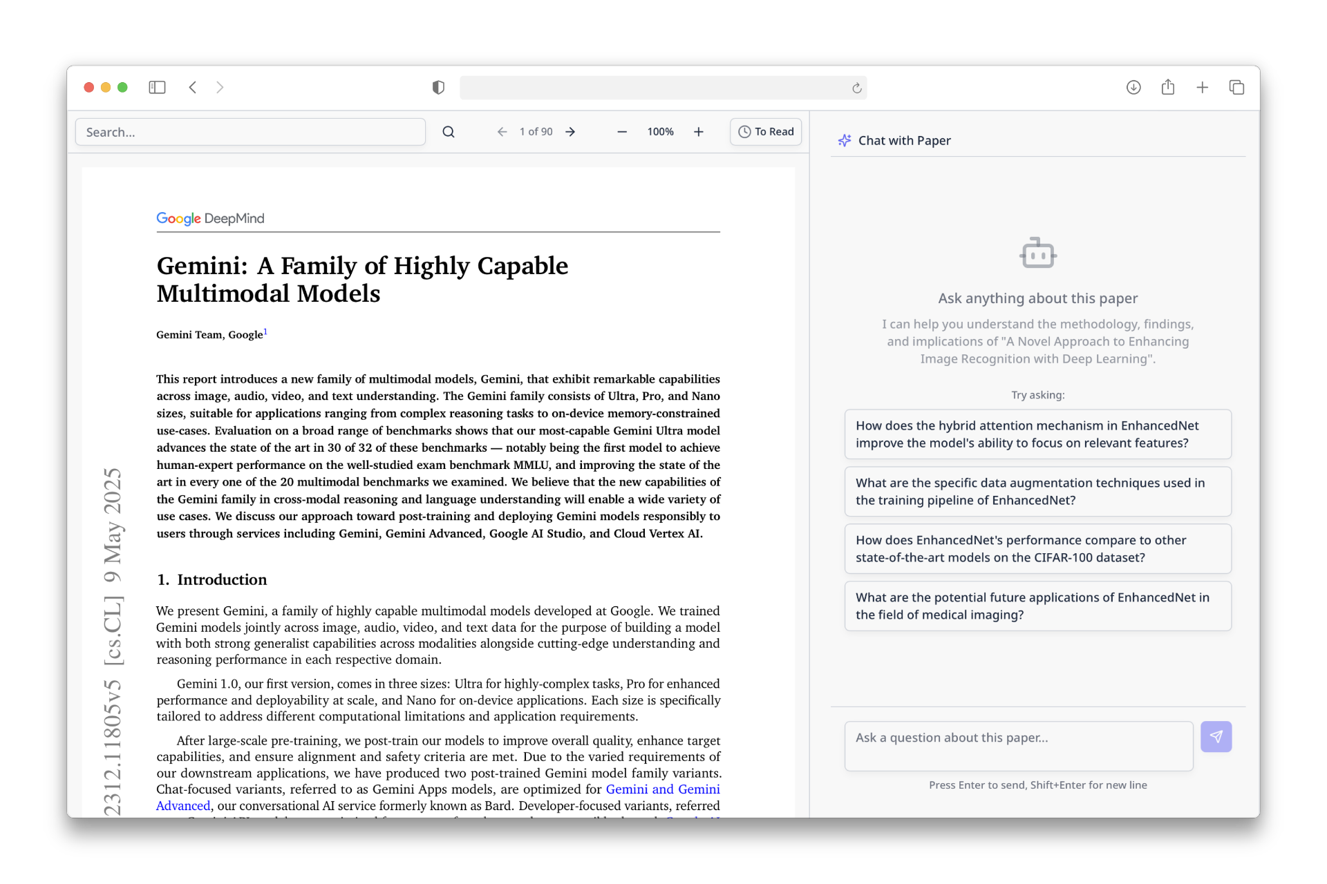 Deep Reading - Read papers with AI assistance